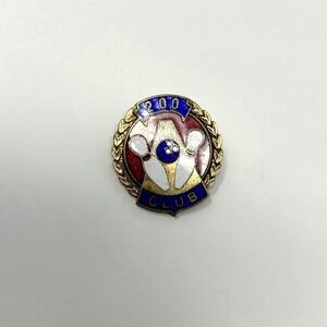 Vintage 200 Club Lapel Pin Bowling Award